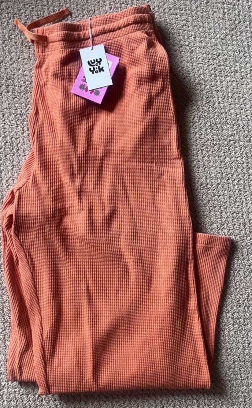 BRAND NEW Yik Yak Women’s Waffle Knit Pants XL
